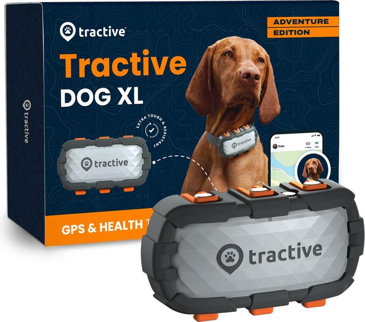 Tractive GPS Dog (XL, Hund, Spazieren, Jogging, Hundesport)