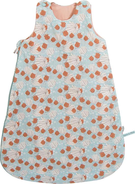 Immagine prodotto Moulin Roty Sacco a pelo blu con fiori 70 cm, Après la Pluie (70 cm)