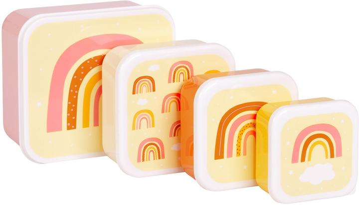 Actual product image A Little Lovely Company ALLC Lunch & Snack Box Rainbow SBSERA41