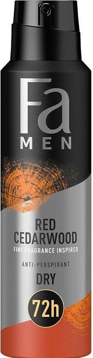 Produktbild Fa Men Red Cedarwood Inspired Antitranspirant 72 Hour Deodorant (Spray)