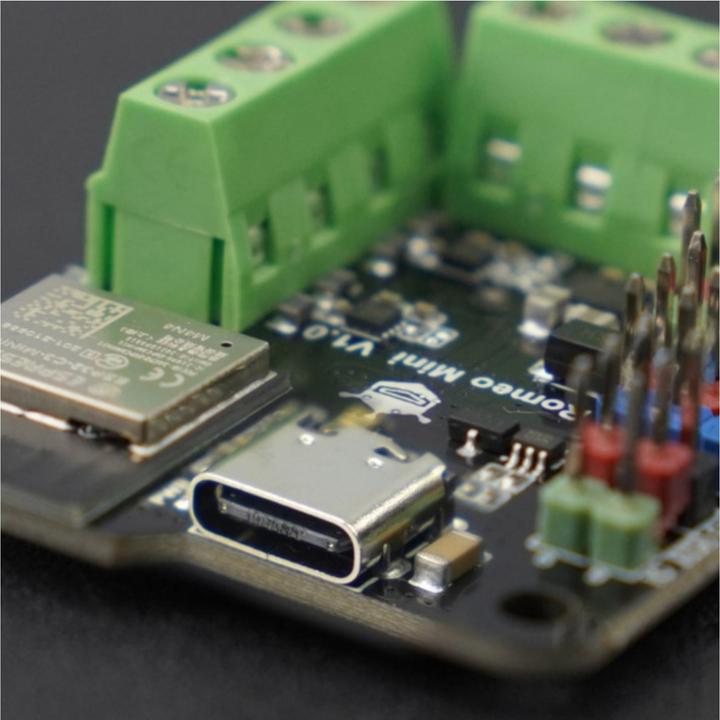 Actual product image DFRobot ESP32-C3 Romeo robot control board with motor driver