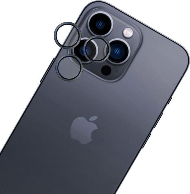Immagine prodotto 3MK Apple iPhone 16 Pro /16 Pro Max - HARDY Lens Protection Pro Nero (1 Pezzo/i, Apple iPhone 16 Pro)