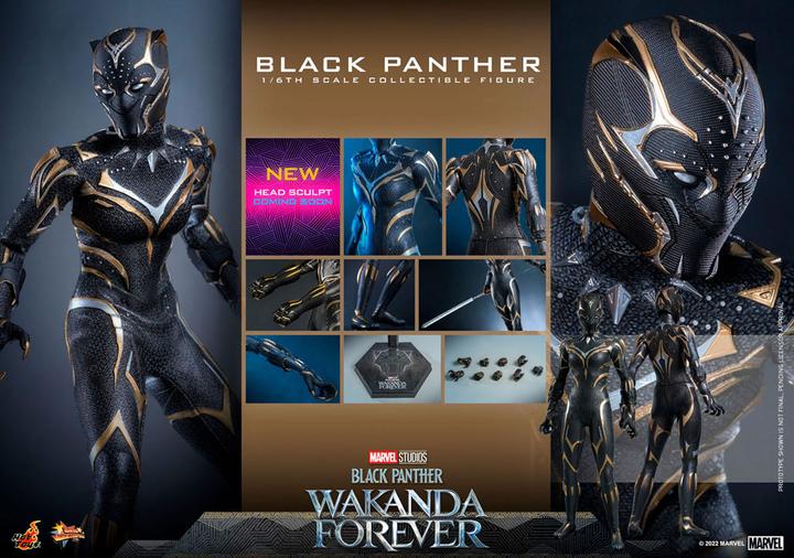 Image du produit Hot Toys Black Panther : Wakanda Forever figurine Movie Masterpiece 1/6 Black Panther 28 cm