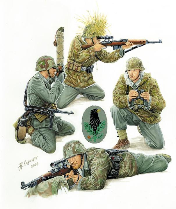 Image du produit 1:72 German Sniper Team