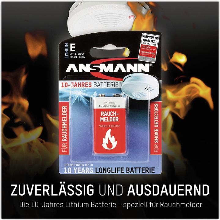 Immagine prodotto Ansmann Blocco elettronico (1 pz., 9V Block, 1100 mAh)