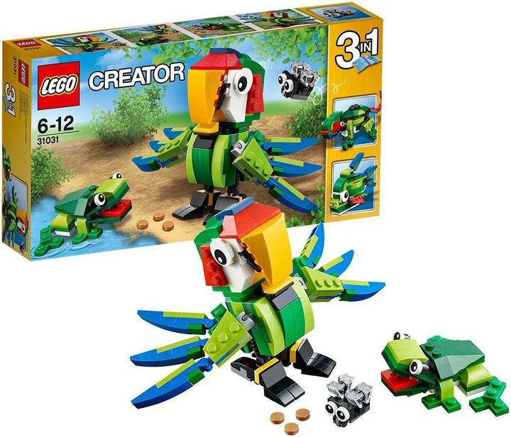 Produktbild LEGO Regenwaldtiere (31031, LEGO Creator Expert)