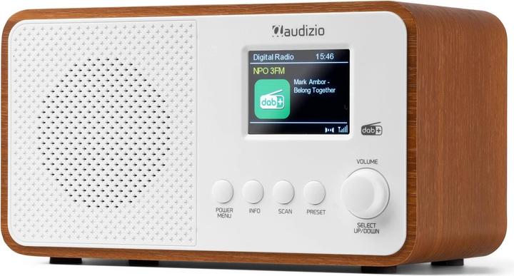 Produktbild Audizio DAB+ Radio Avio Weiss, Radio Tuner: FM, DAB+ (FM, DAB+, Bluetooth)