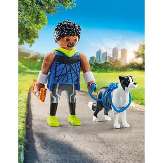 Produktbild Playmobil 71740 Jogger mit Border Collie (71740, Playmobil My Life)