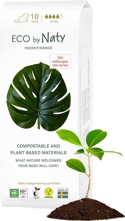 Produktbild Naty Bio-Inkontinenz Extra 10 Stück (1 x, Large)