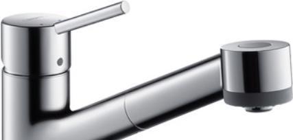 Actual product image hansgrohe Talis M52 single lever kitchen mixer tap 170, pull-out spray, 2 spray types