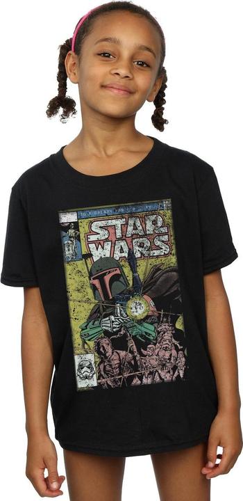 Image du produit Star Wars - T-shirt BOBA FETT COMIC - Fille (152, 158)