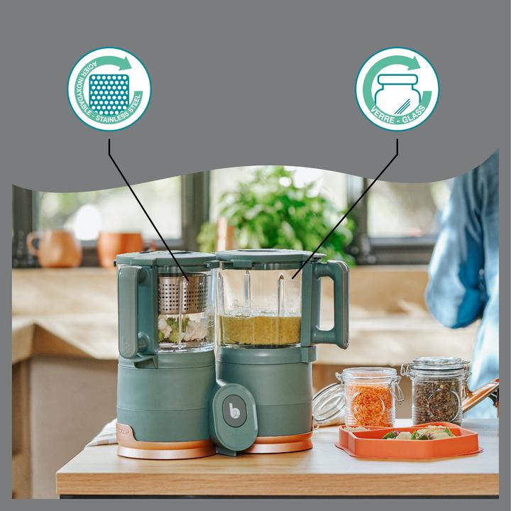 Actual product image Babymoov Steamer Nutribaby Glass