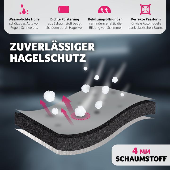 Produktbild tectake Hagelschutz-Autoplane wasserdicht atmungsaktiv
