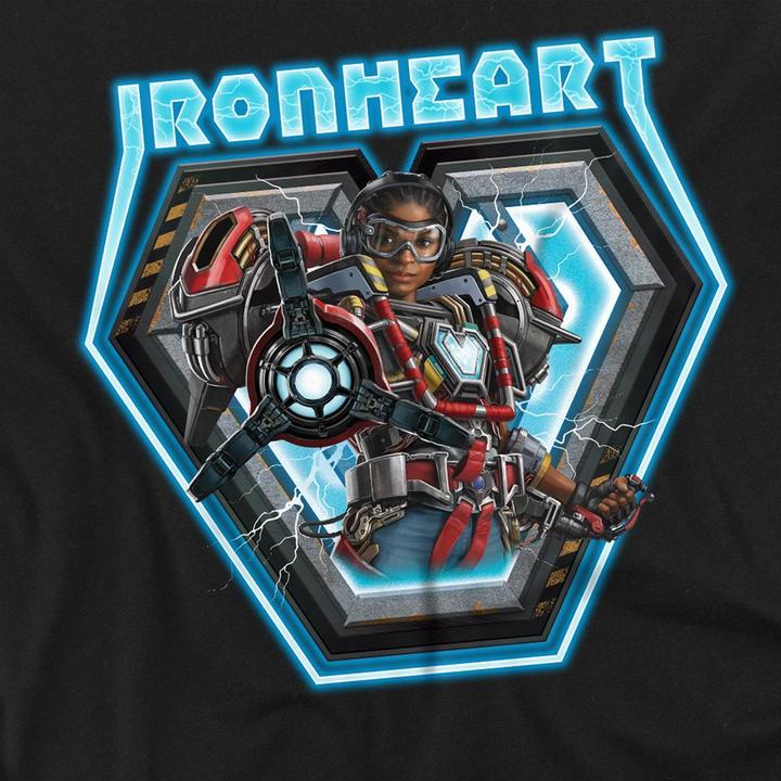 Immagine prodotto Black Panther: Wakanda Forever Maglietta Cuore di Ferro Incandescenza Adulto Unisex (L)
