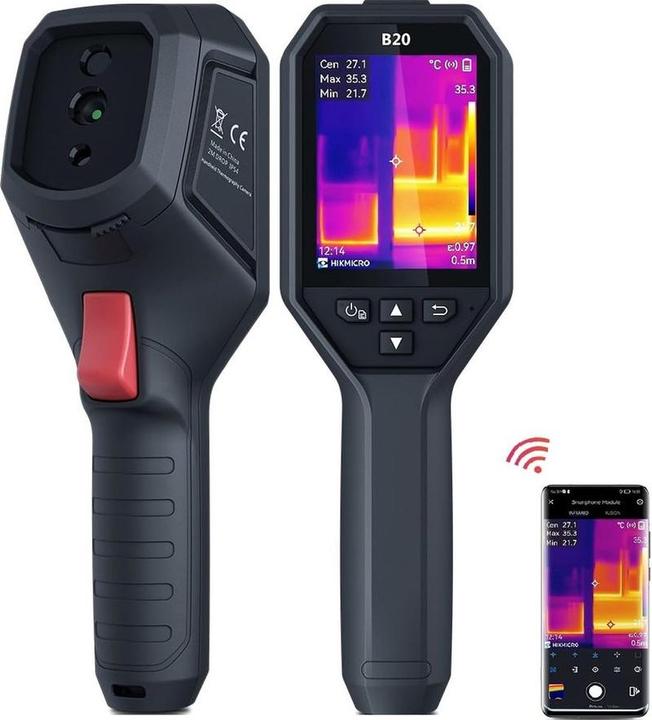 Hikmicro HM-TP52-3AQF/W-B21L Termocamera da -20 a 550°C 25Hz WiFi