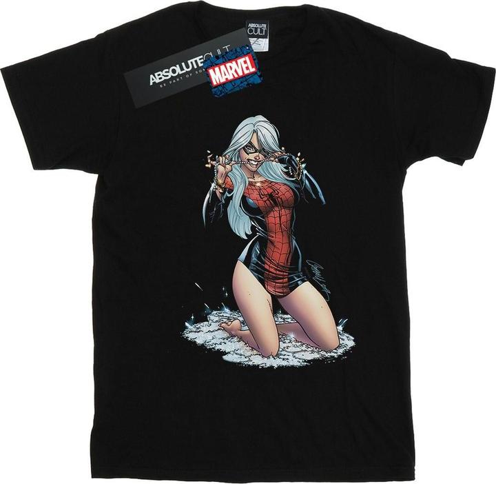 Black Cat Spider Suit TShirt (L)