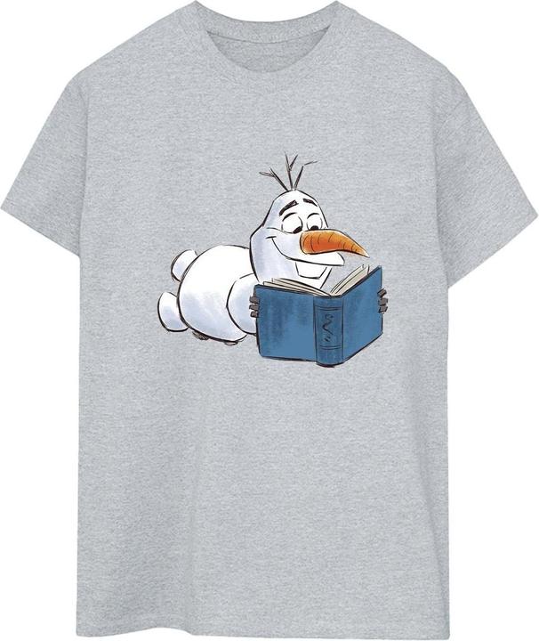 Disney Frozen Olaf Reading TShirt (L)