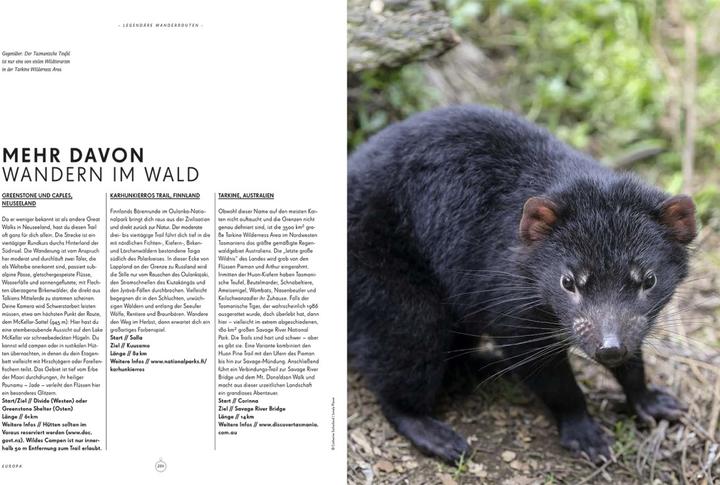 Actual product image Legendäre Wanderrouten (German, The Lonely Planet, 2020)