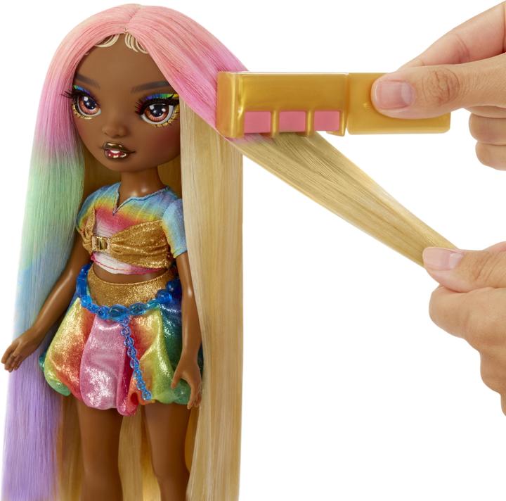 Actual product image MGA Rainbow High Hair Meline Gold