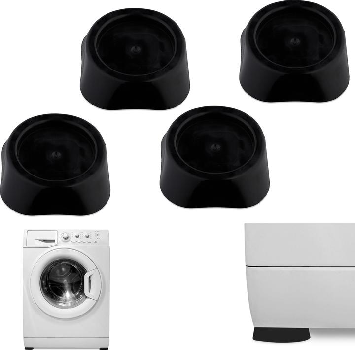 Actual product image Relaxdays Antivibrational Feet for Washing Machine