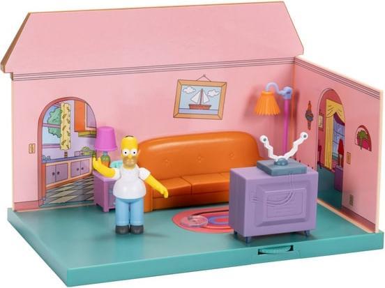 Produktbild Jakks Pacific Simpsons Minifiguren Spielset Wohnzimmer