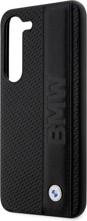 Image du produit BMW BMHCS23S22RDPK S23 S911 czarny/black hardcase Leather Textured & Stripe (Samsung Galaxy S23)
