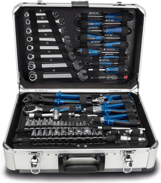 Actual product image Scheppach Hand tool set TB150 in metal case 101 pcs. (101 pieces)