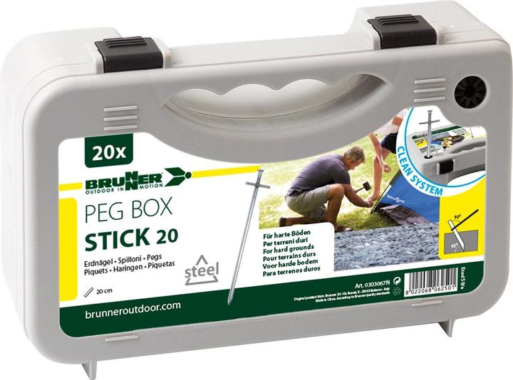 Brunner Peg Box Stick Peanut 20 pezzi 25cm