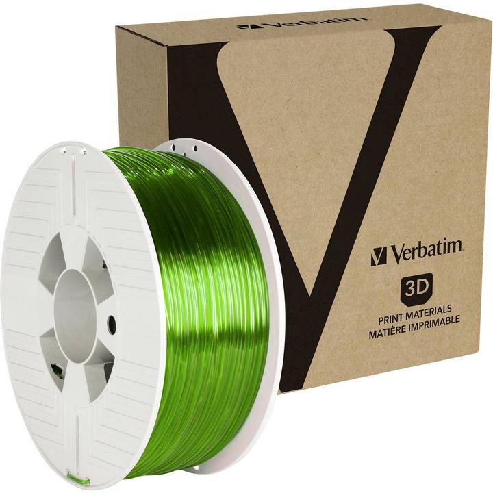 Immagine prodotto Verbatim Verde trasparente - 1 kg - Filamento PTEG (3D) (PETG, 2.85 mm, 1000 g, Verde)