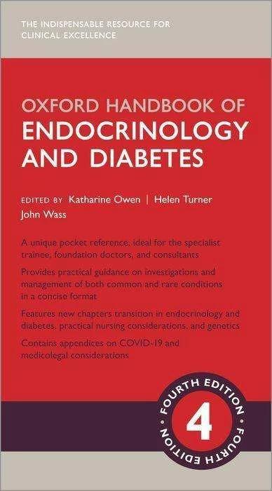 Image du produit Oxford Handbook of Endocrinology & Diabetes (Anglais, Helen Turner, Katharine Owen, John Wass, 2022)
