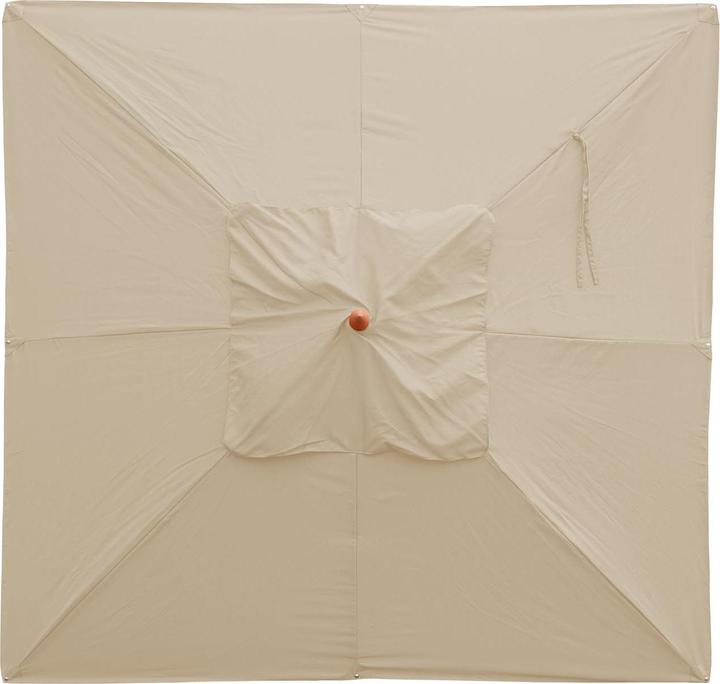 Immagine prodotto Swisshandel24 Ombrellone in legno per gastronomia, ombrellone da giardino, poliestere/legno 14kg, quadrato 3x3m a (3 m)