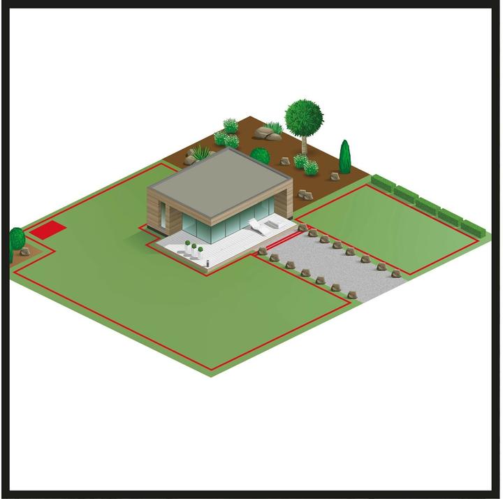Image du produit Einhell Freelexo 500 LCD BT+ (500 m², Câble périphérique)