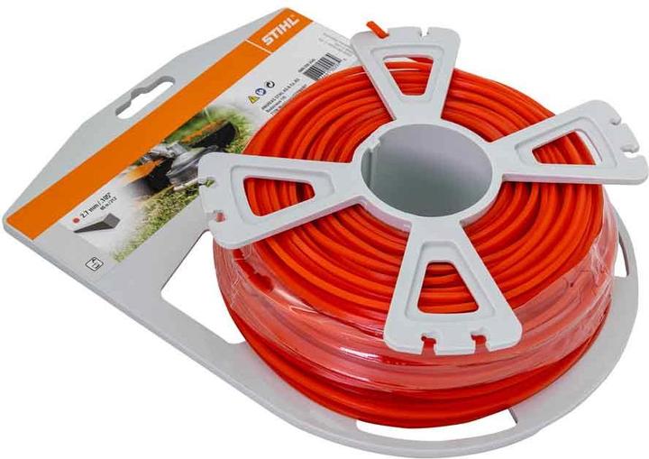 Image du produit Stihl 9302643 Fil de coupe carré 2.7mm, 65m, orange (Herbicide, Fil de coupe + bobine de fil)