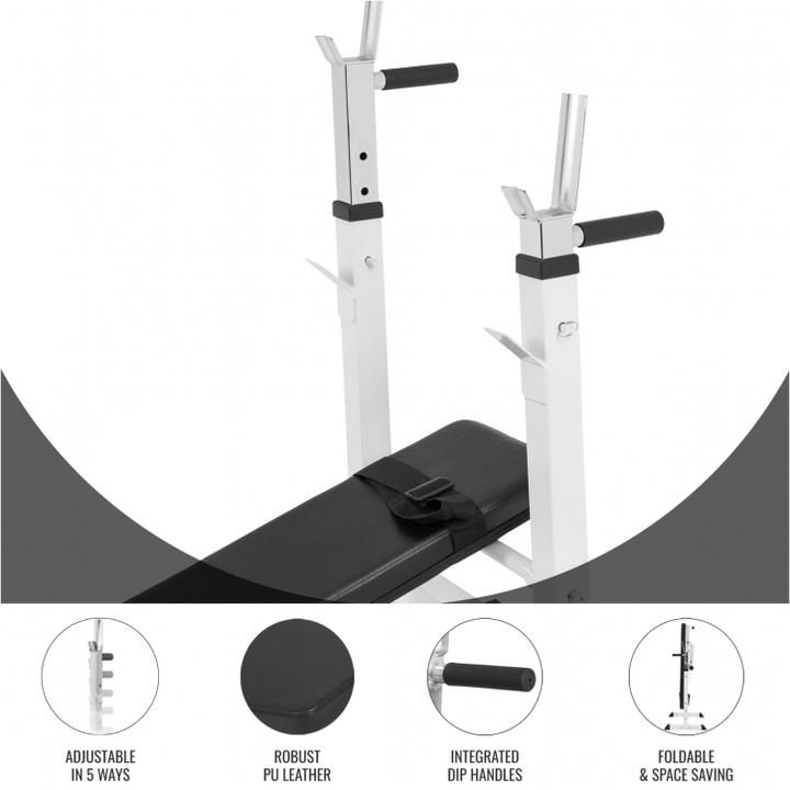 Image du produit Gorilla Sports Banc de musculation avec étagère