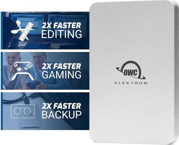 Produktbild OWC 480GB Envoy Pro Elektron ultra compact USB-C 10Gb/s dust & water resistant rugged - Read/Write ov... (480 GB)