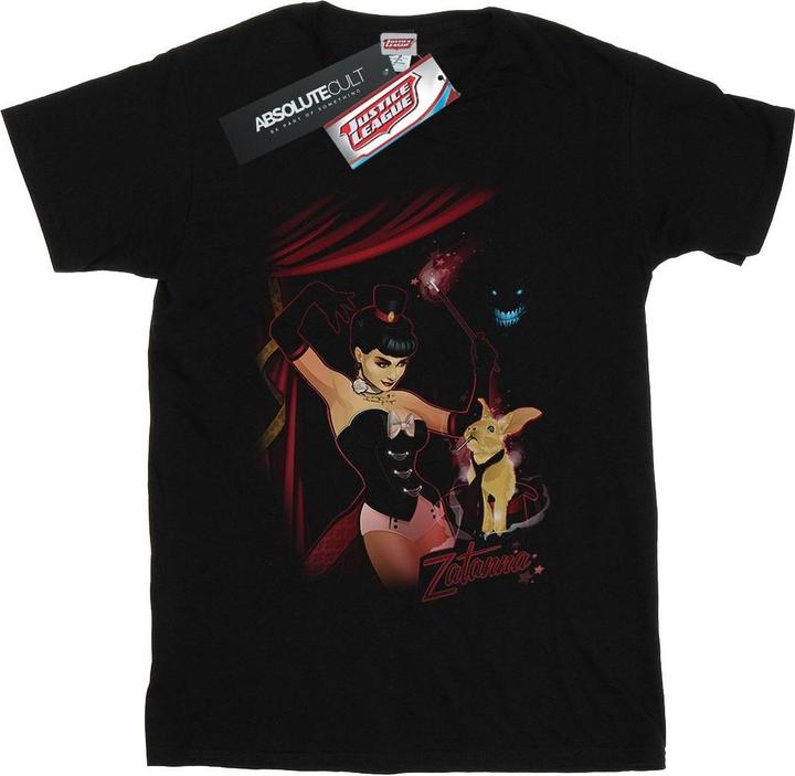 Actual product image Womens/Ladies Zatanna Bombshell Cover Cotton Boyfriend T-Shirt (S)