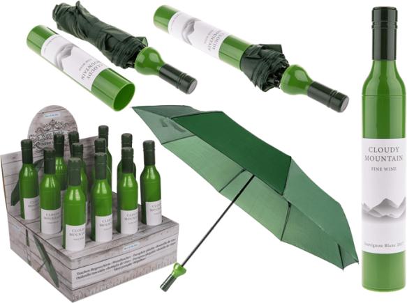 Immagine prodotto Out of the blue Ombrello tascabile bottiglia di vino bianco