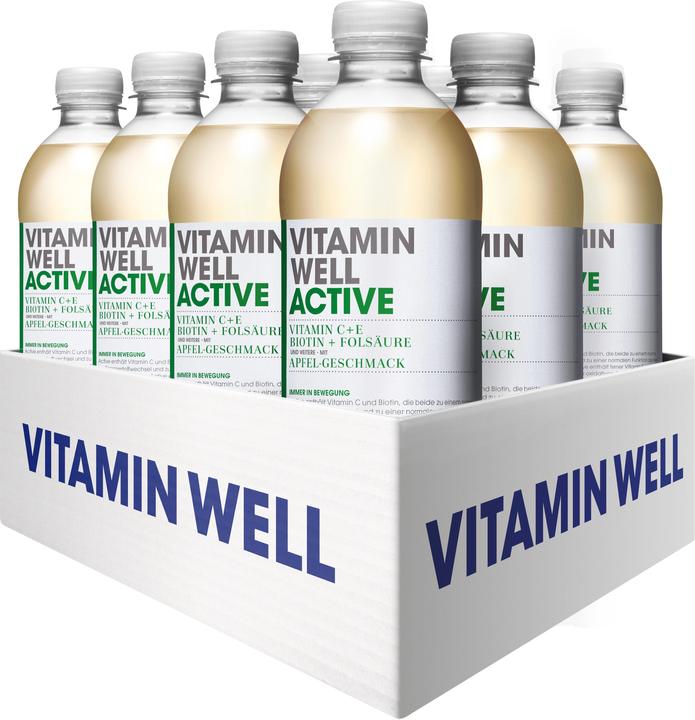 Image du produit Vitamin Well Active (Rhubarbe-Fraise, 12 x)