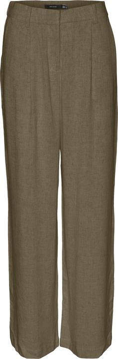 Vero Moda VMTIRAVER Mittlere Taille Hose Hose mit weitem Beinschnitt (32)