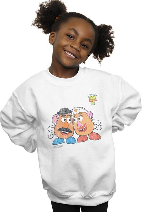 Actual product image Disney Girls Toy Story 4 Mr And Mrs Potato Head Sweatshirt (128)