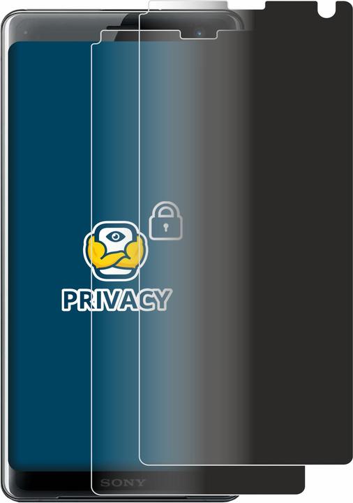 Actual product image BROTECT Anti-spy privacy film Blue light protection film (2 Piece, Sony Xperia XZ3)