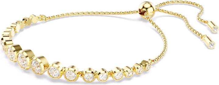 Produktbild Swarovski Imber Tennis Armband Gemischte Rundschliffe Weiss Gold (24 cm, Swarovski Metall)