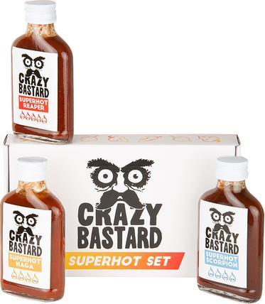 Image du produit Crazy Bastard Sauce Sauces Crazy Bastard, 3 x 100 ml (860 g)