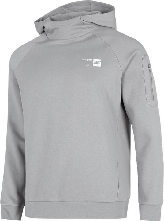 4F Herren Sweatshirt cool hellgrau H4Z22 BLM022 27S (2XL) (27)
