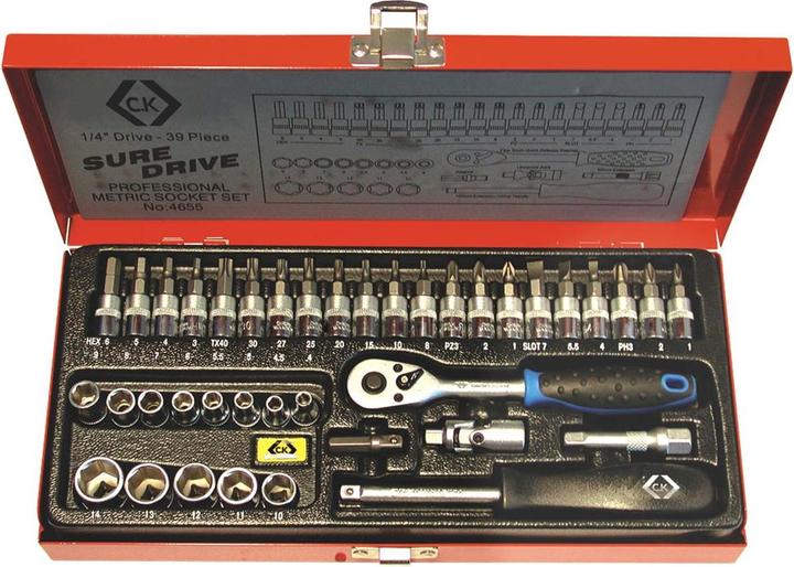 Actual product image C.K Magma Socket wrench set metric 1/