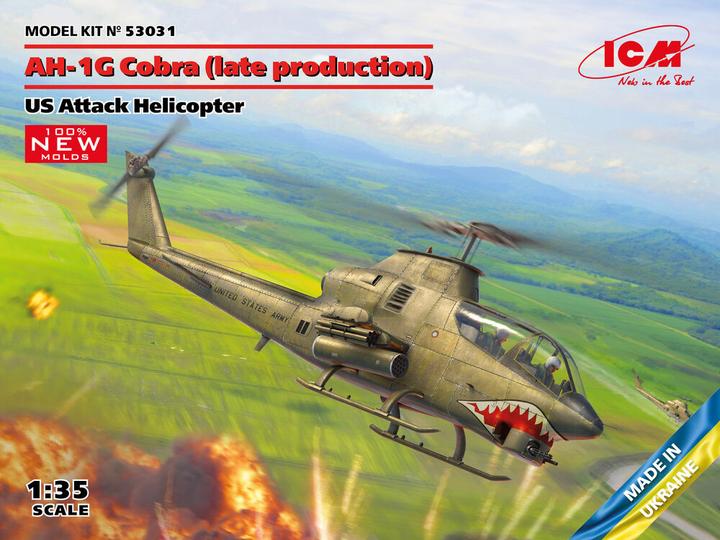 Produktbild ICM AH-1G Cobra (late production), US Attack Helicopter (100% new molds)