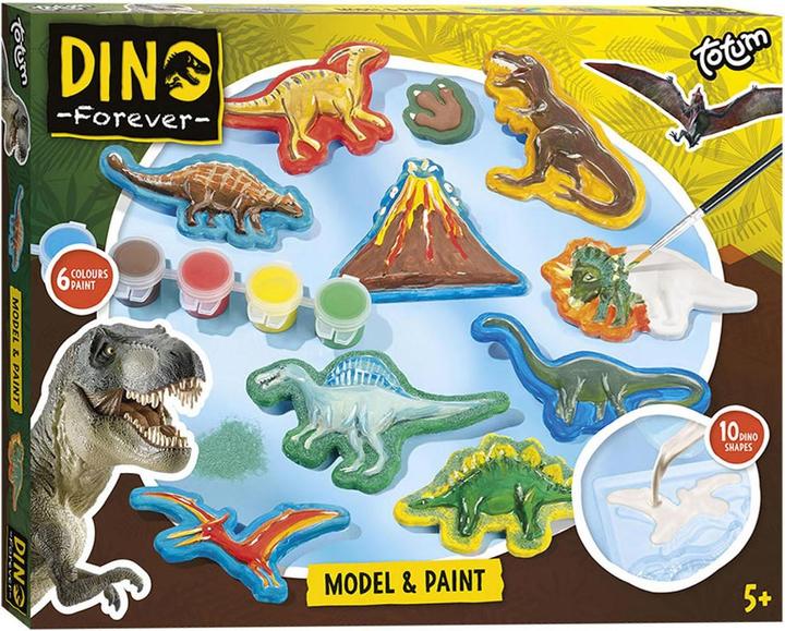 Image du produit Totum Dino Forever - Moulage en plâtre et peinture
