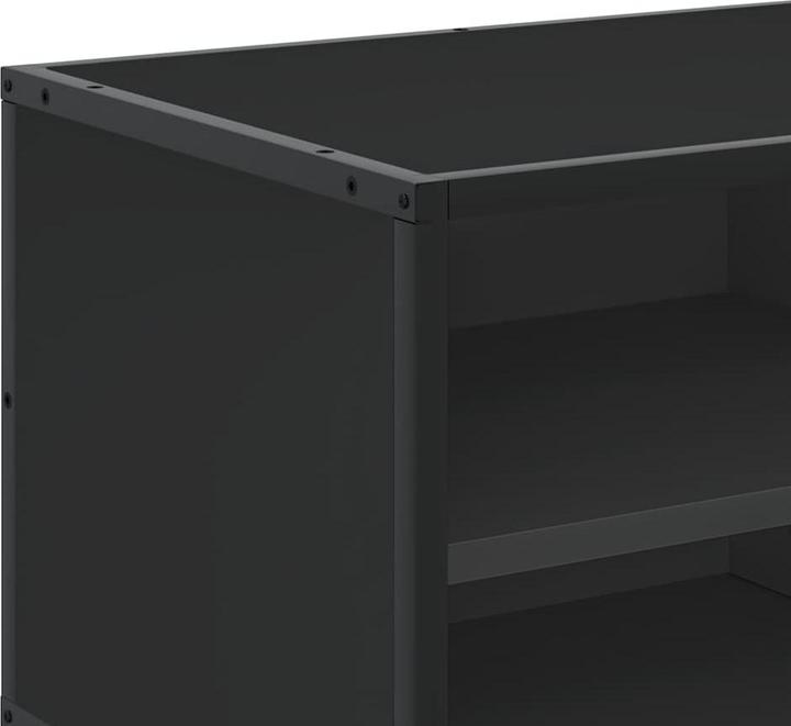 Productafbeelding VidaXL TV-meubel Lowboard TV-meubel TV-tafel Houtmateriaal Metaal (80 x 34,5 x 40 cm)