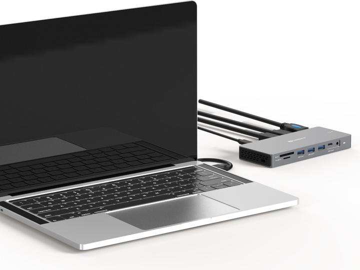 Immagine prodotto Sandberg DockingStation Pro USB-C 13in1 (USB-C, 13 Porti)