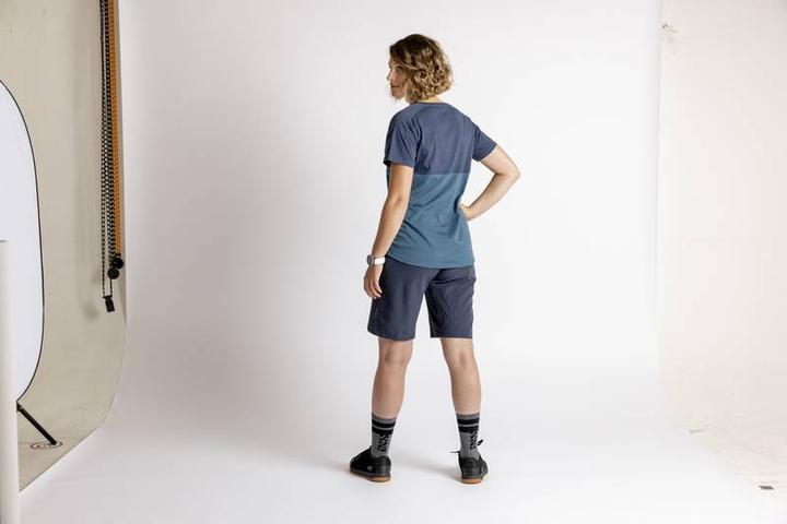 Produktbild iXS Damen FlowTech Tee Mountain storm-marine 40 (40)